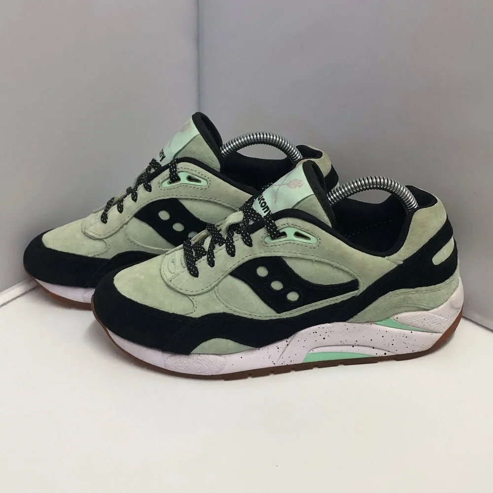 SAUCONY G9 Shadow 6 Scoops Pack Mint Chocolate Chip Sneakers WOMENS 7.5